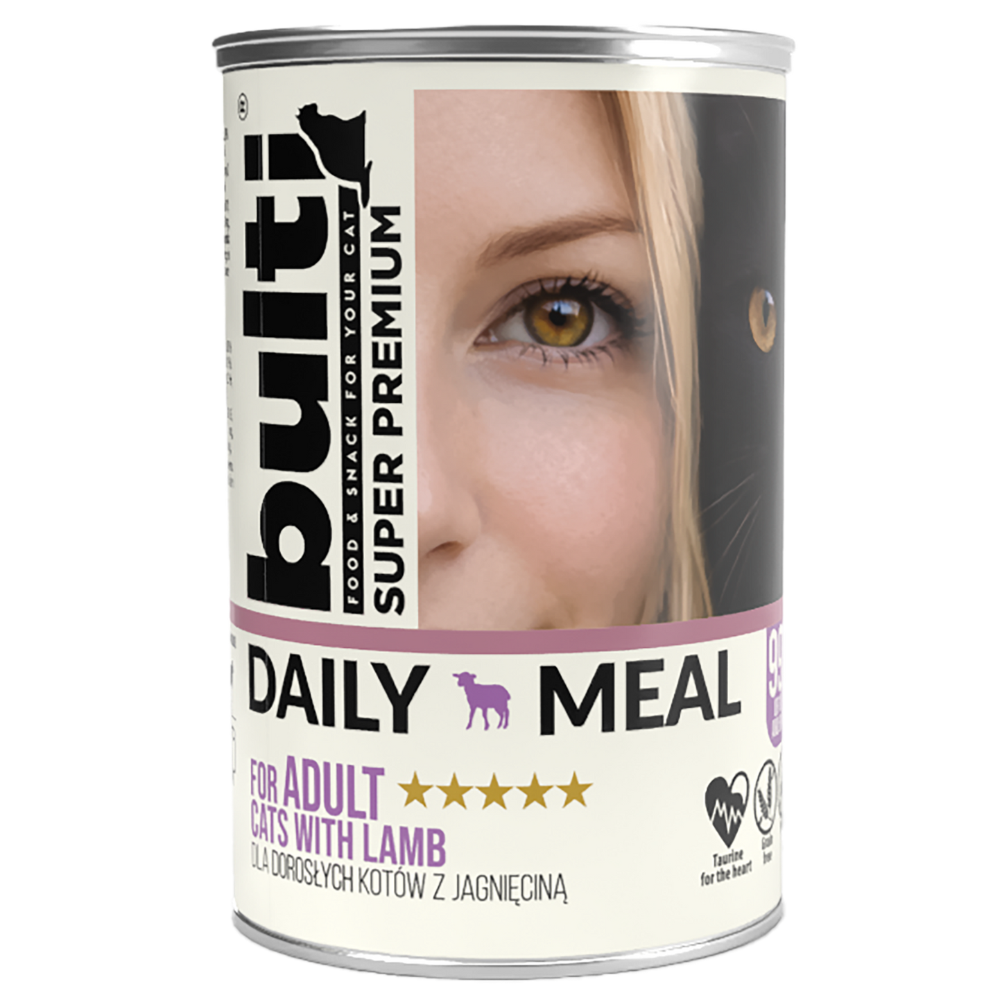 BULTI DAILY MEAL ADULT JAGNIĘCINA - mokra karma dla kota 400g