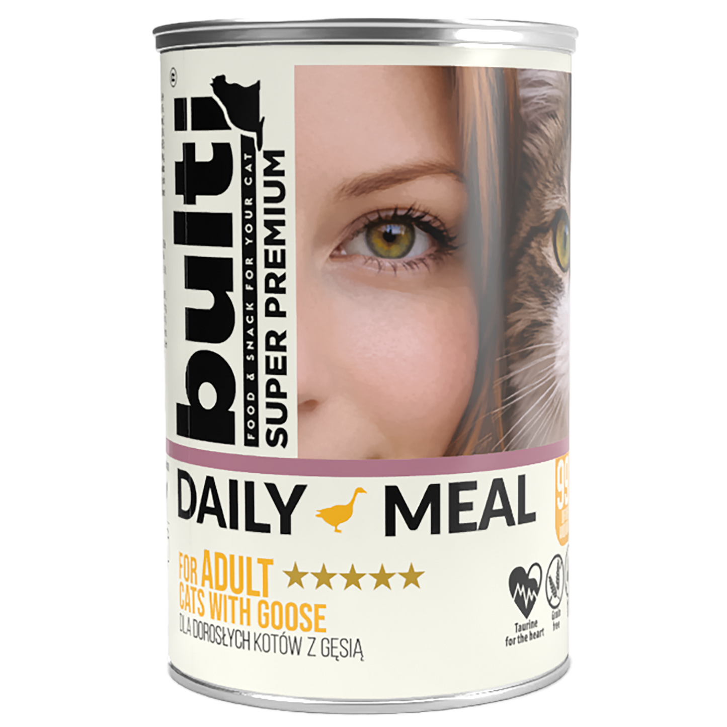 BULTI DAILY MEAL ADULT GĘŚ - mokra karma dla kota 400g