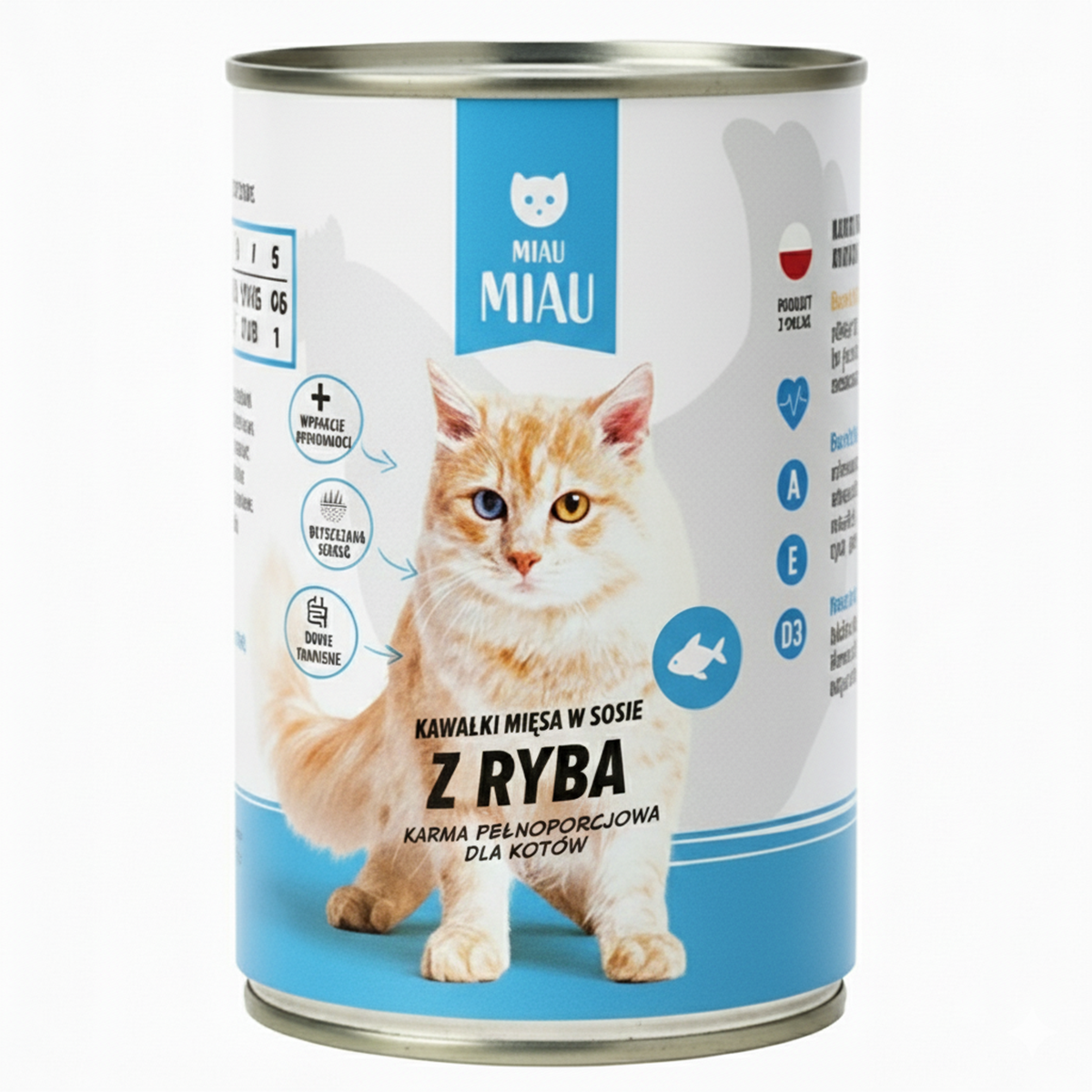 Miau miau bogata w rybę 6x415g