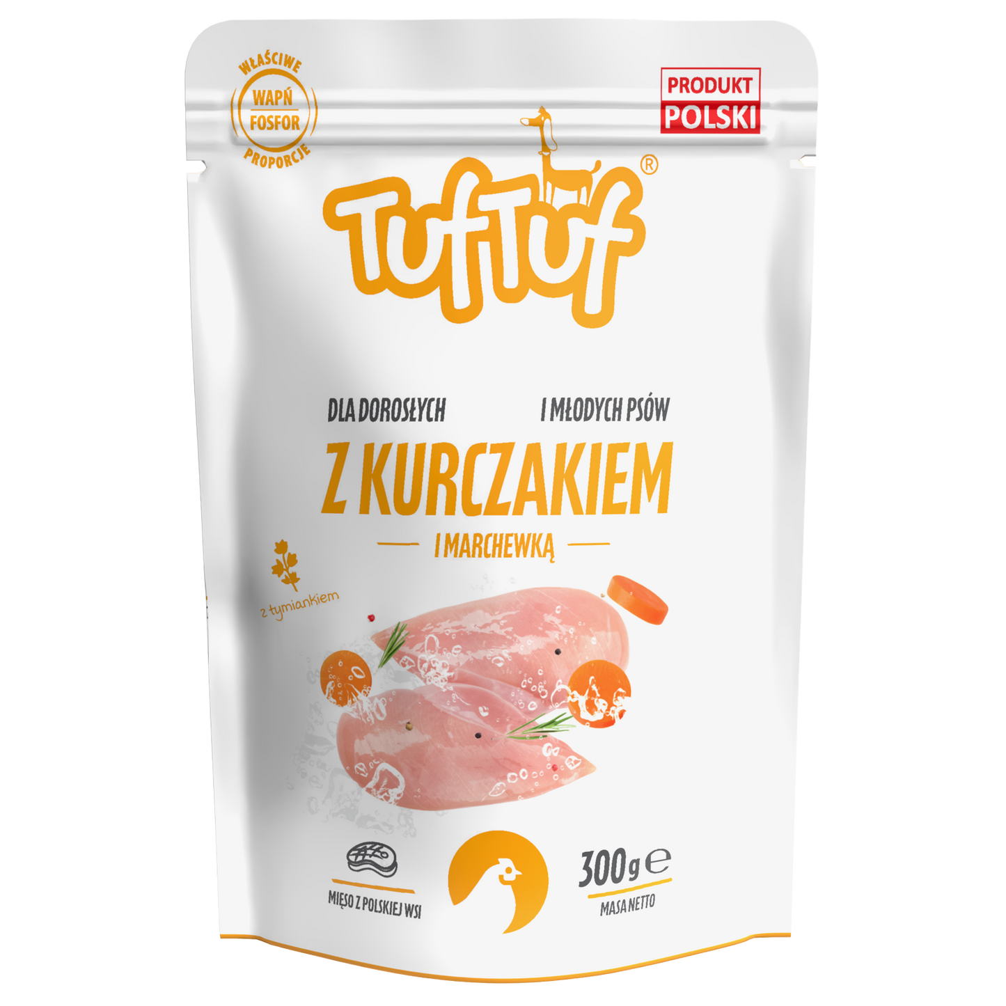 TufTuf saszetka mielonka kurczak marchewka 10x300g