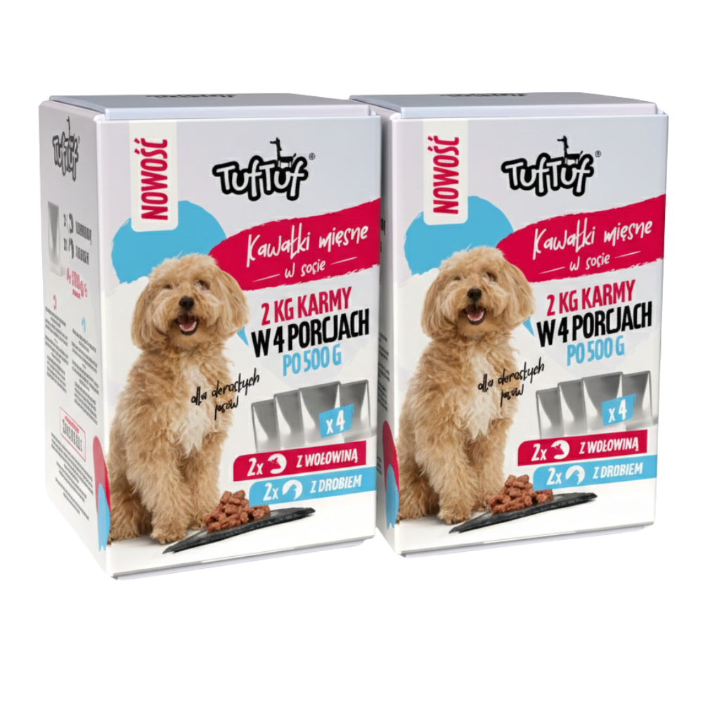 Tuf tuf Box mix smaków - saszetka 8x500g