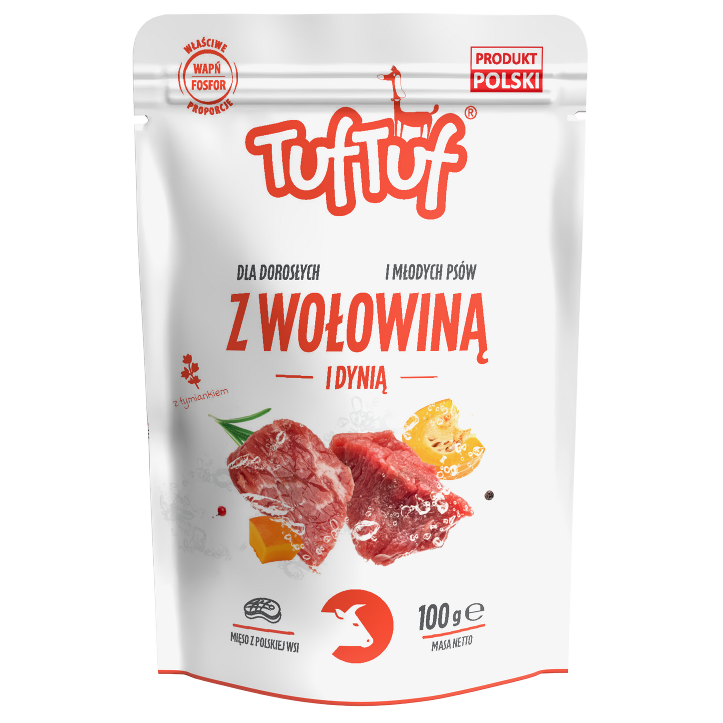 TufTuf saszetka mielonka wołowina dynia
