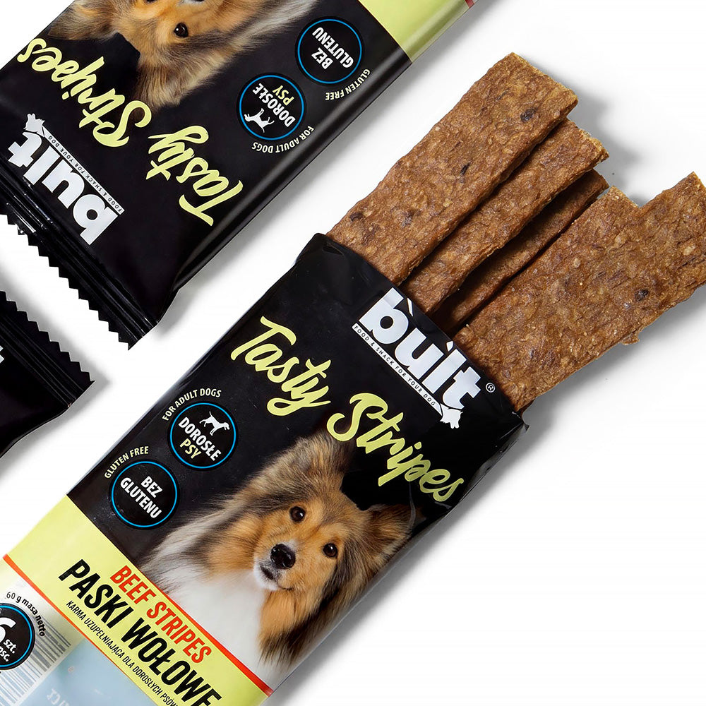 BULT Tasty Strips WOŁOWINA - przysmak dla psa paski 6szt