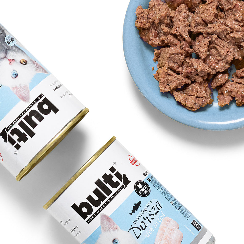BULTI DORSZ - mokra karma dla kota, puszka 400g