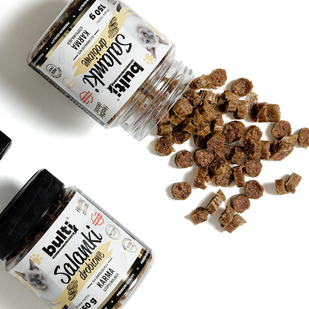 BULTI SALAMKI DRÓB - przysmak dla kota 150g