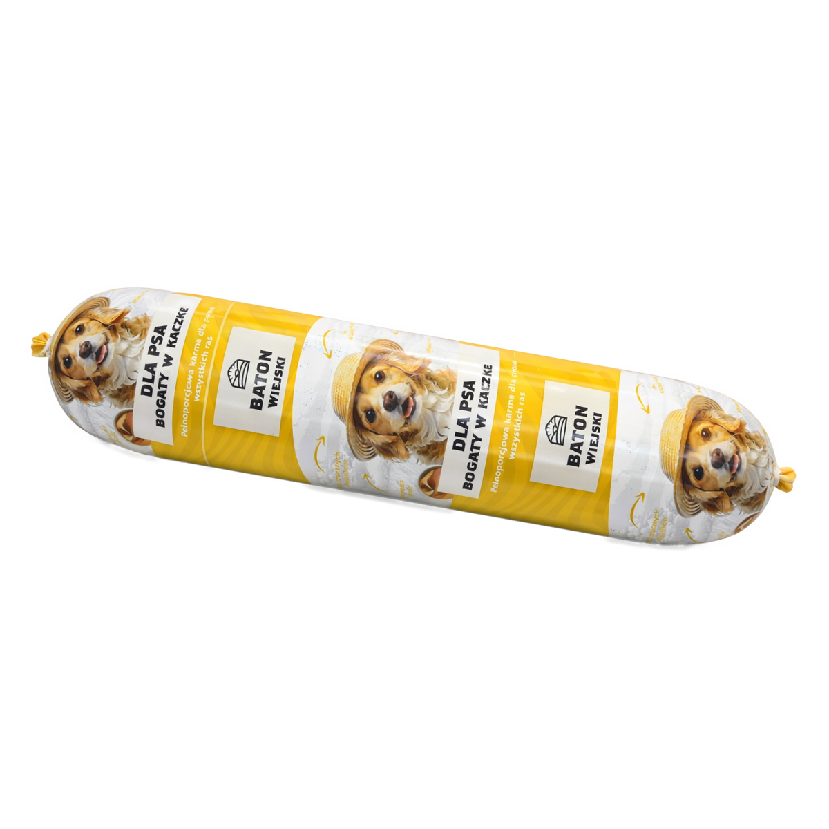 BATON WIEJSKI mokra karma dla psa Kaczka 900g