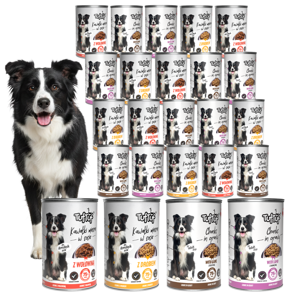 TufTuf – puszka mix smaków kawałki 24x415g