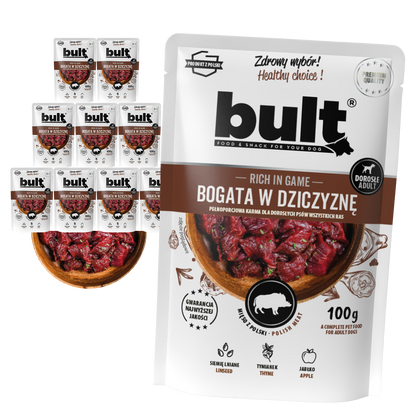 Bult saszetka mielonka bogata w dziczyznę 10x100g