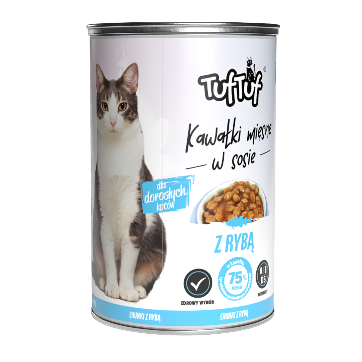 TufTuf – mix smaków kawałki w sosie 24x415g