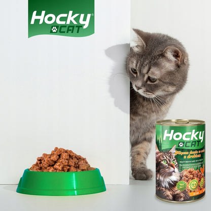 HOCKY mokra karma dla kota Drób puszka 415g