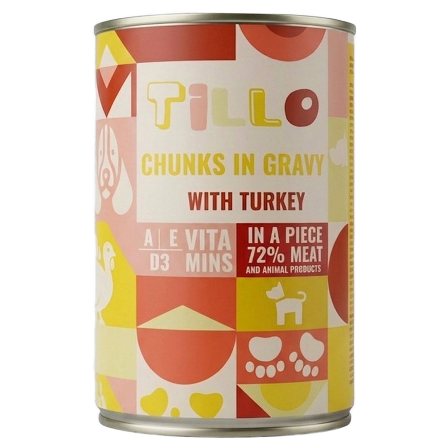 TILLO Chunky Kawałki w sosie dla psa Indyk - puszka 415g