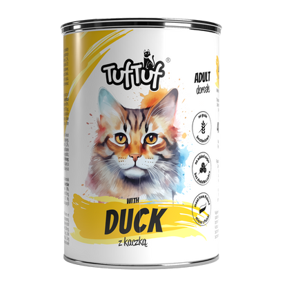 TufTuf puszka mielonka z kaczką Zestaw 12x400g