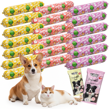 19x1KG MOKRA KARMA BATON mięsny dla psów i kotów FURIA MIX SMAKÓW + GRATIS