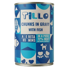 TILLO Chunky mokra karma dla psa Ryba puszka 415g Kawałki w sosie
