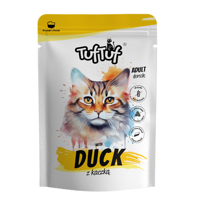 TufTuf saszetka mielonka z kaczką Zestaw 10x100g