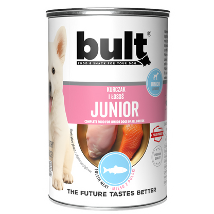 Bult junior kurczak i łosoś dla szczeniąt 12x400g