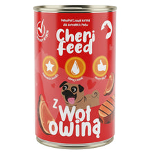 Karma mokra cheri feed puszka bogata w wołowinę 400g