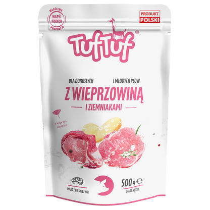 TufTuf – saszetka wieprzowina ziemniak 10x500g