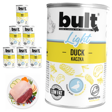 BULT LIGHT mokra karma dla psa kaczka, puszka 6 x 400g, mono protein