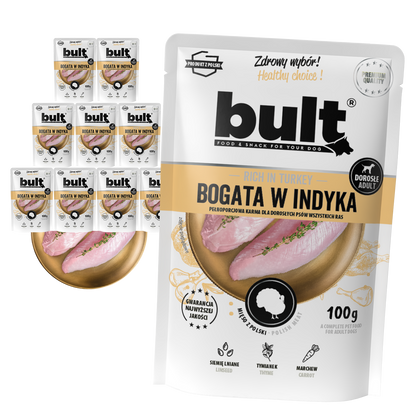 BULT MIELONKA BOGATA W INDYKA - saszetka 10x100g