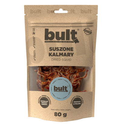 BULT gryzak naturalny dla psa Suszone Kalmary 80g Przysmak