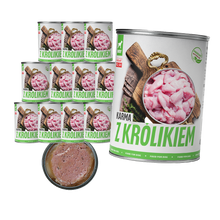 TufTuf puszka mielonka z królikiem Zestaw 12x400g