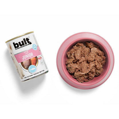 BULT JUNIOR mokra karma dla psa Kurczak z Łososiem puszka 400g