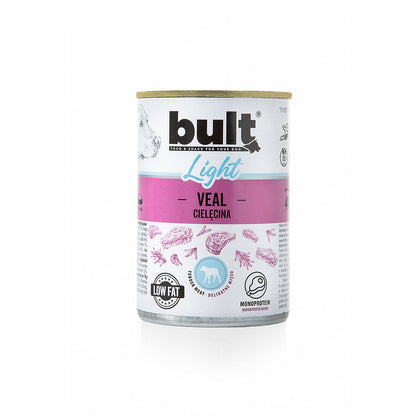 BULT LIGHT mokra karma dla psa cielęcina, puszka 400 g, monoprotein