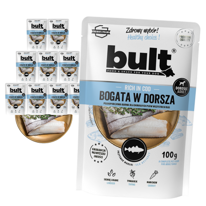 Bult saszetka mielonka bogata w dorsza Zestaw 10x100g