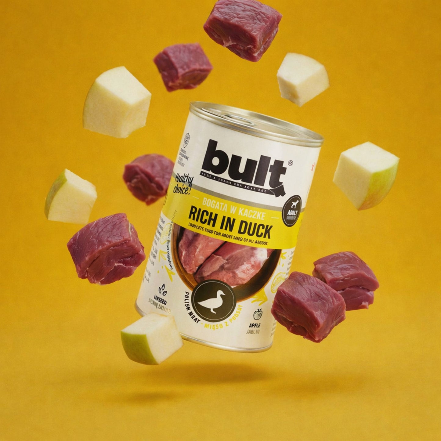 BULT mokra karma dla psa Kaczka puszka 400g Pełnoporcjowa