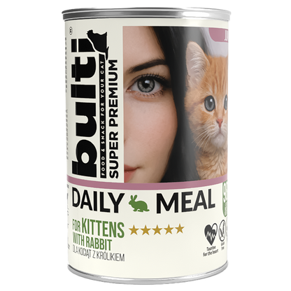 BULTI Daily Meal Kitten mokra karma dla kociąt Królik 400g