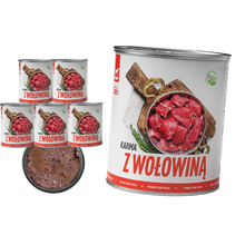 TufTuf puszka mielonka z wołowiną Zestaw 6x800g