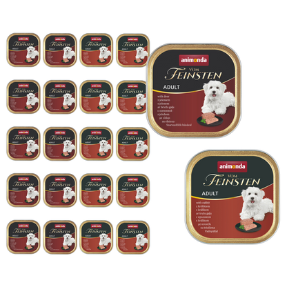 Animonda Vom Feinsten wet dog food Flavor Mix 20x150g tray pâté