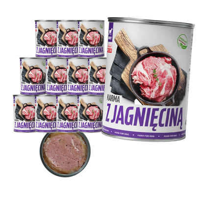 TufTuf puszka mielonka z jagnięciną Zestaw 12x400g