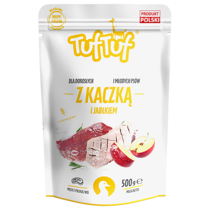 TufTuf – saszetka kaczka jabłko 10x500g