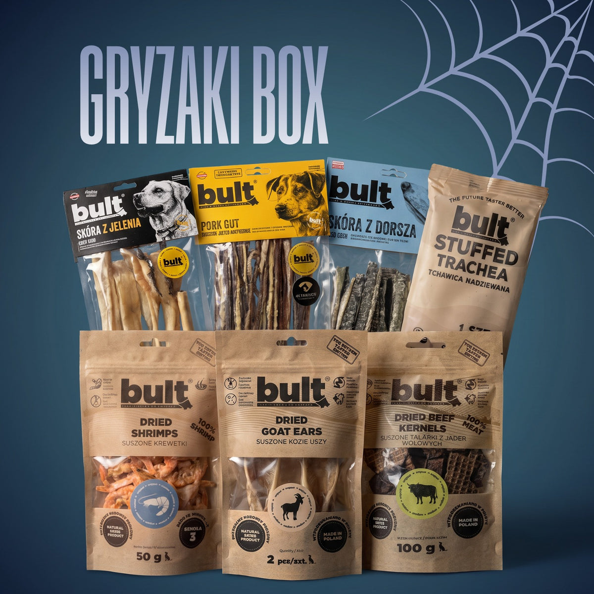 Zestaw Hallowenowy dla Psa GRYZAKI BOX
