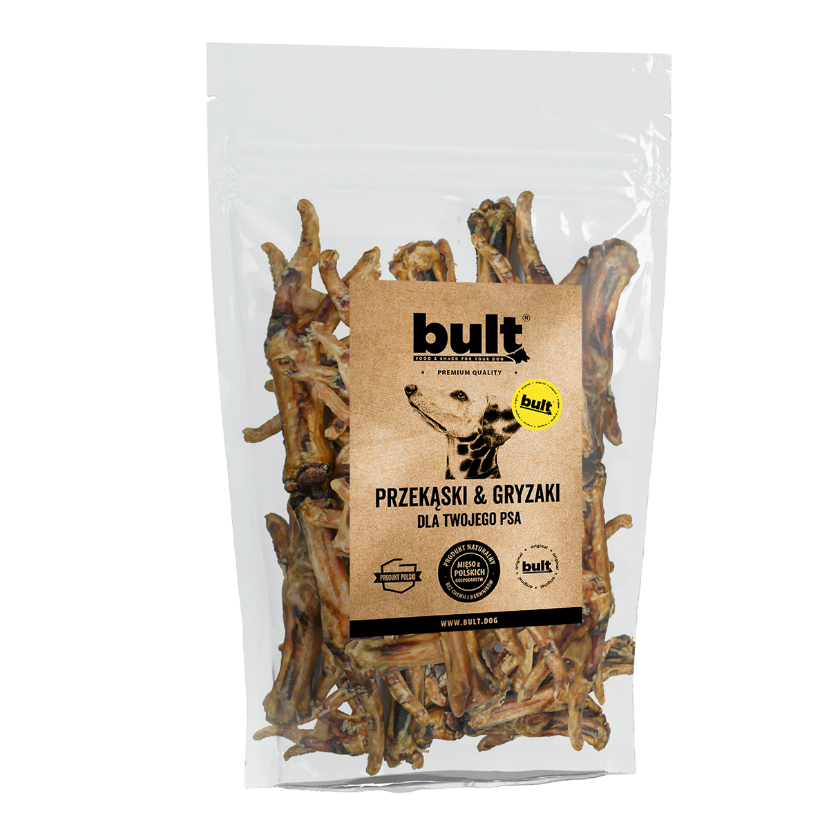 BULT gryzak naturalny dla psa KURZE ŁAPKI 1kg