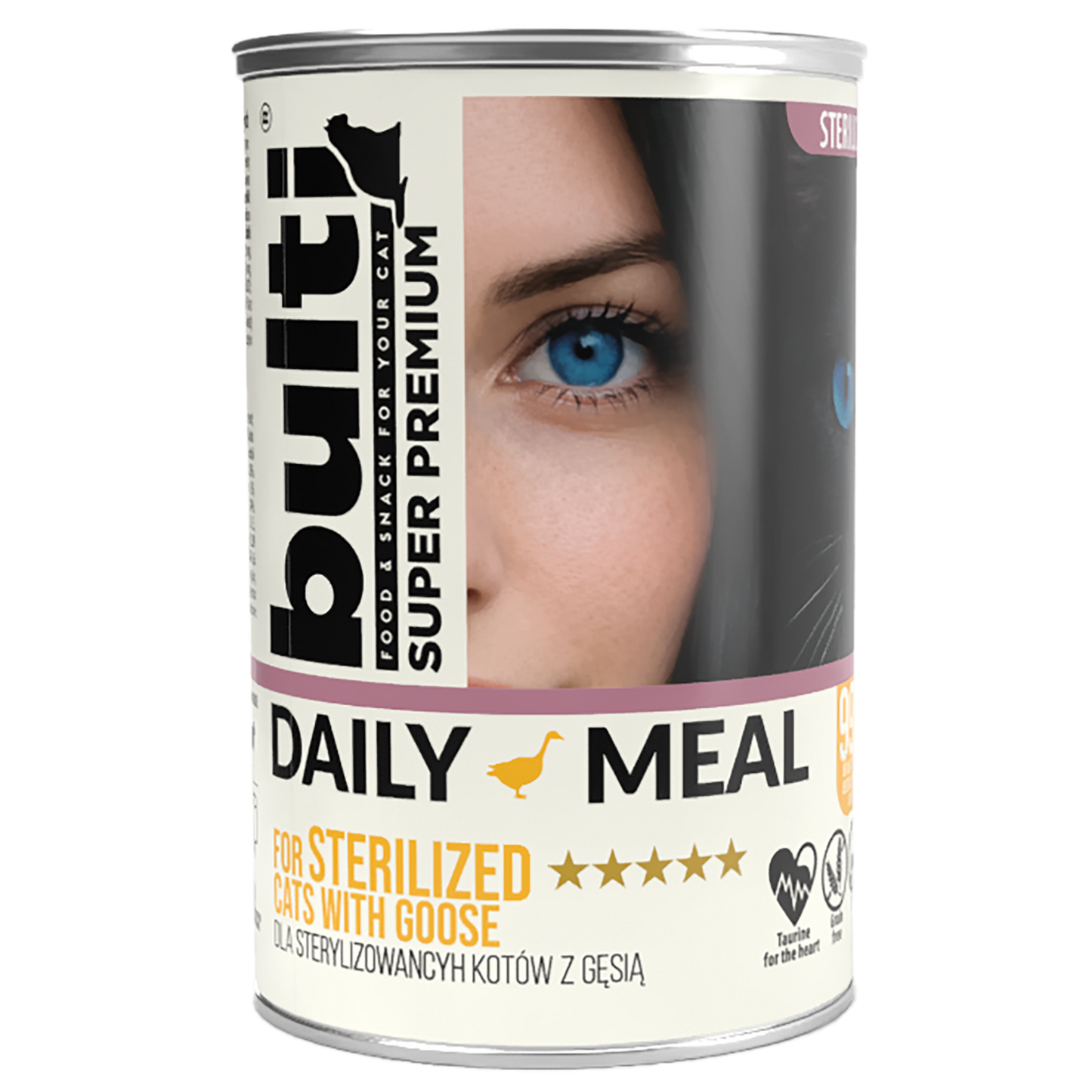 BULTI Daily Meal Sterilized mokra karma dla kota Kurczak z Gęsią 400g
