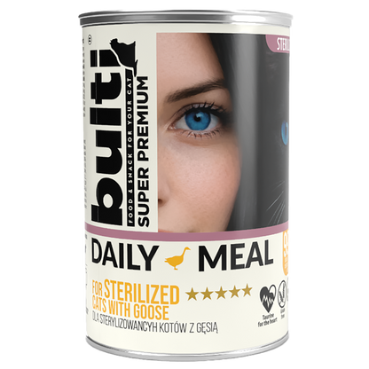 BULTI Daily Meal Sterilized mokra karma dla kota Kurczak z Gęsią 400g