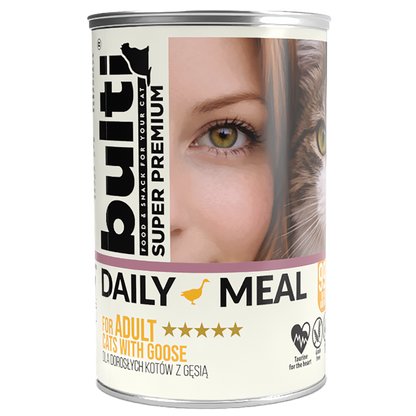 BULTI DAILY MEAL ADULT GĘŚ - mokra karma dla kota 400g
