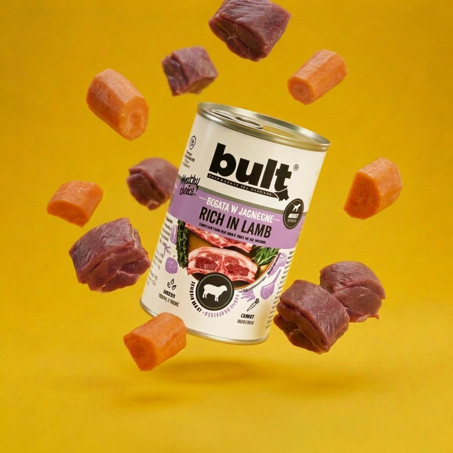BULT mokra karma dla psa Jagnięcina puszka 400g Pełnoporcjowa