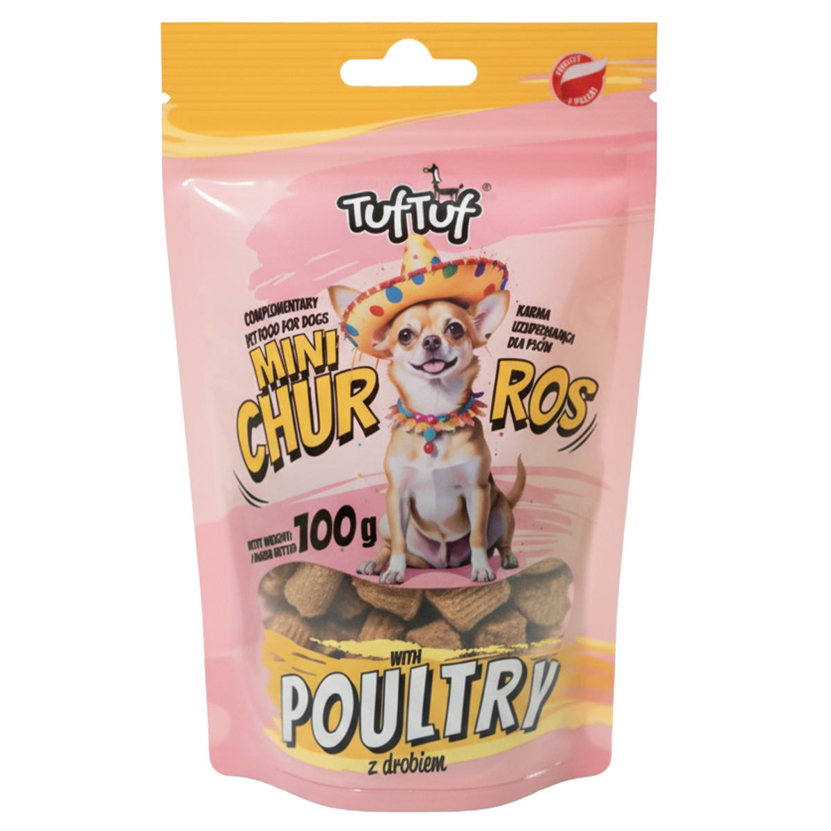 TufTuf mini churros z drobiem 100g