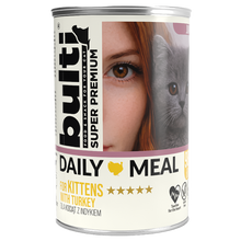 BULTI Daily Meal Kitten mokra karma dla kociąt Indyk 400g