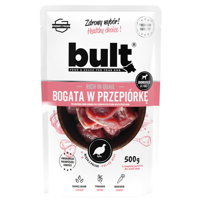 Bult saszetka mielonka bogata w przepiórkę 10x500g