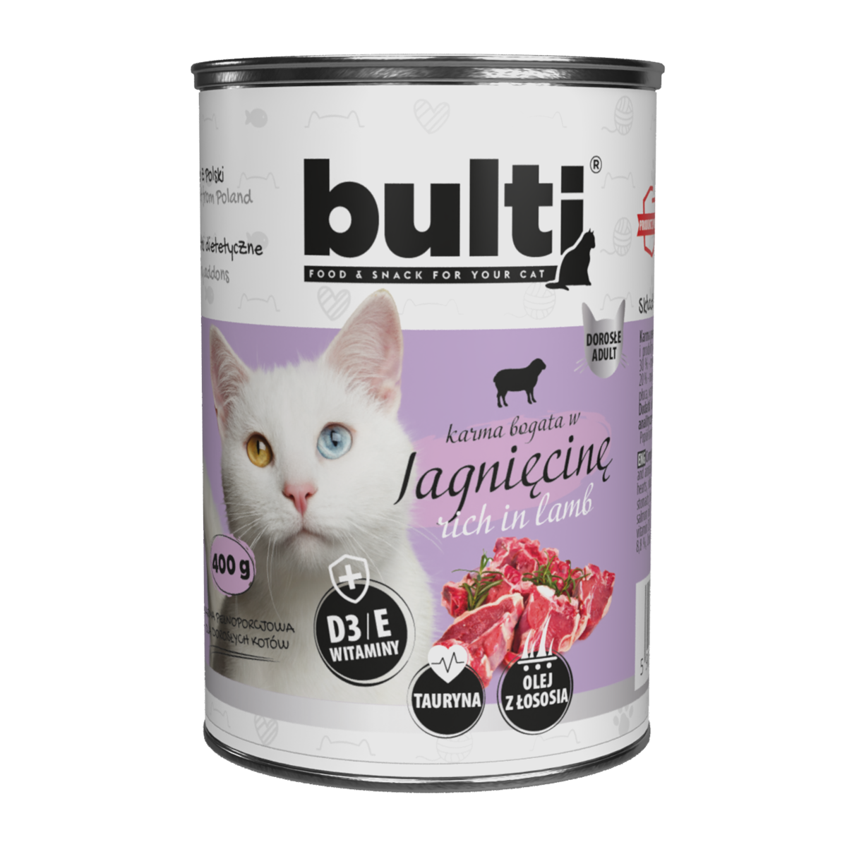 Bulti – puszka mielonka mix smaków 12x400g