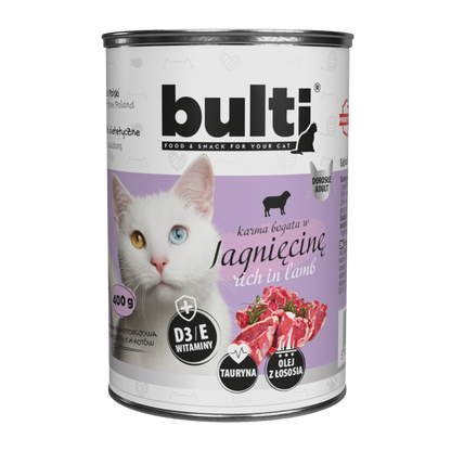 Bulti – puszka mielonka mix smaków 12x400g