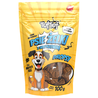 TufTuf psie żelki dropsy z wieprzowiną 80g