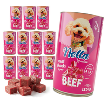 Nella wołowina kawałki w sosie 12x1250g