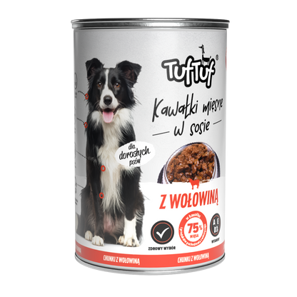 TufTuf – puszka mix smaków kawałki 24x415g