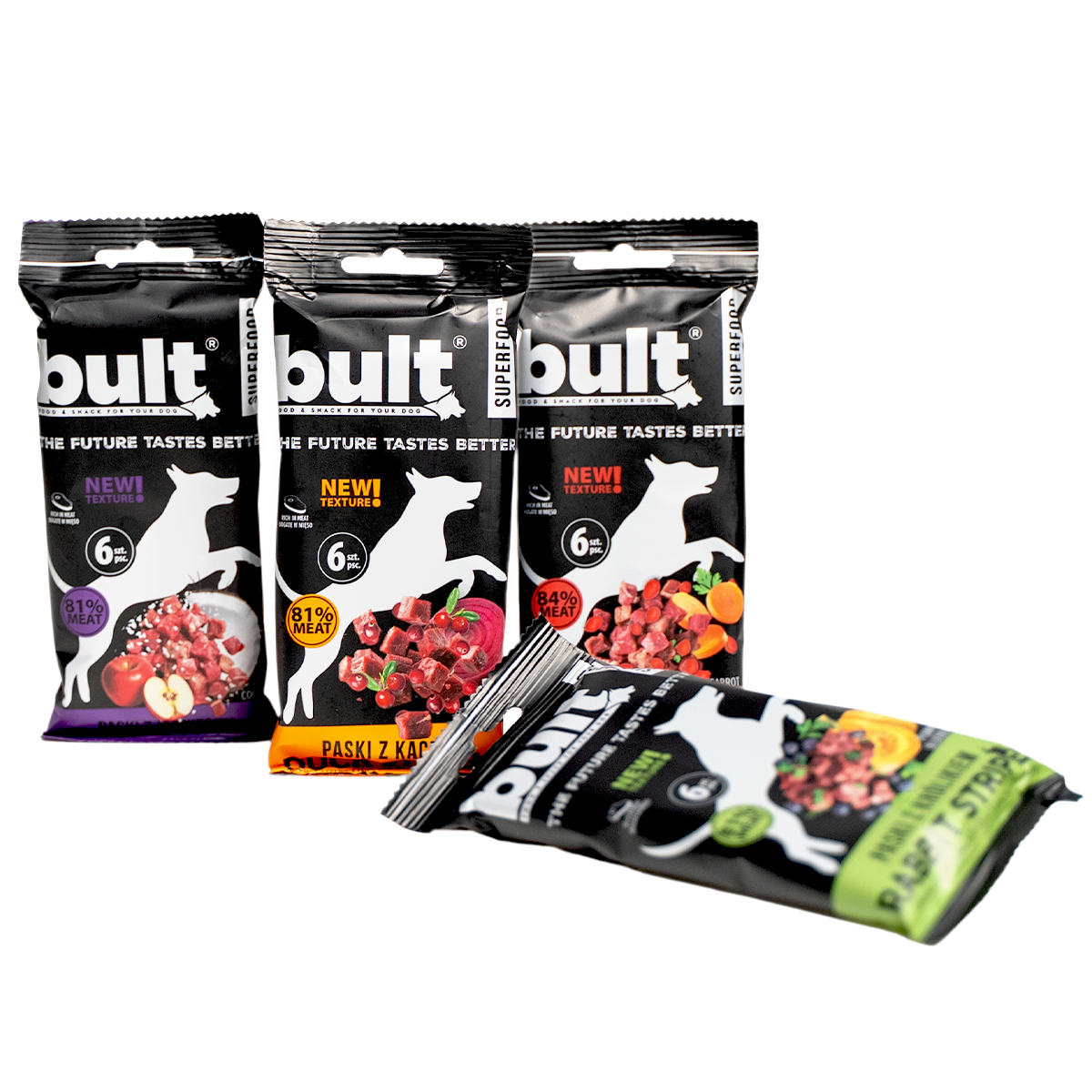 BULT Tasty Strips Superfoods JAGNIĘCINA - przysmak dla psa paski 6szt